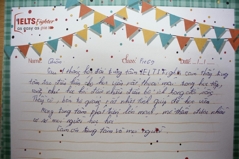 Quân Chia sẻ cảm nhận về lớp Pre IELTS - Pre 69 