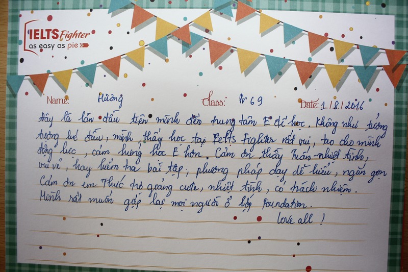 Hương Chia sẻ cảm nhận về lớp Pre IELTS - Pre 69 