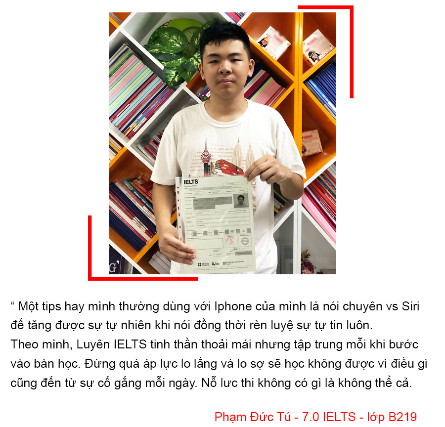 Học viên Đức Tú - 7.0 IELTS