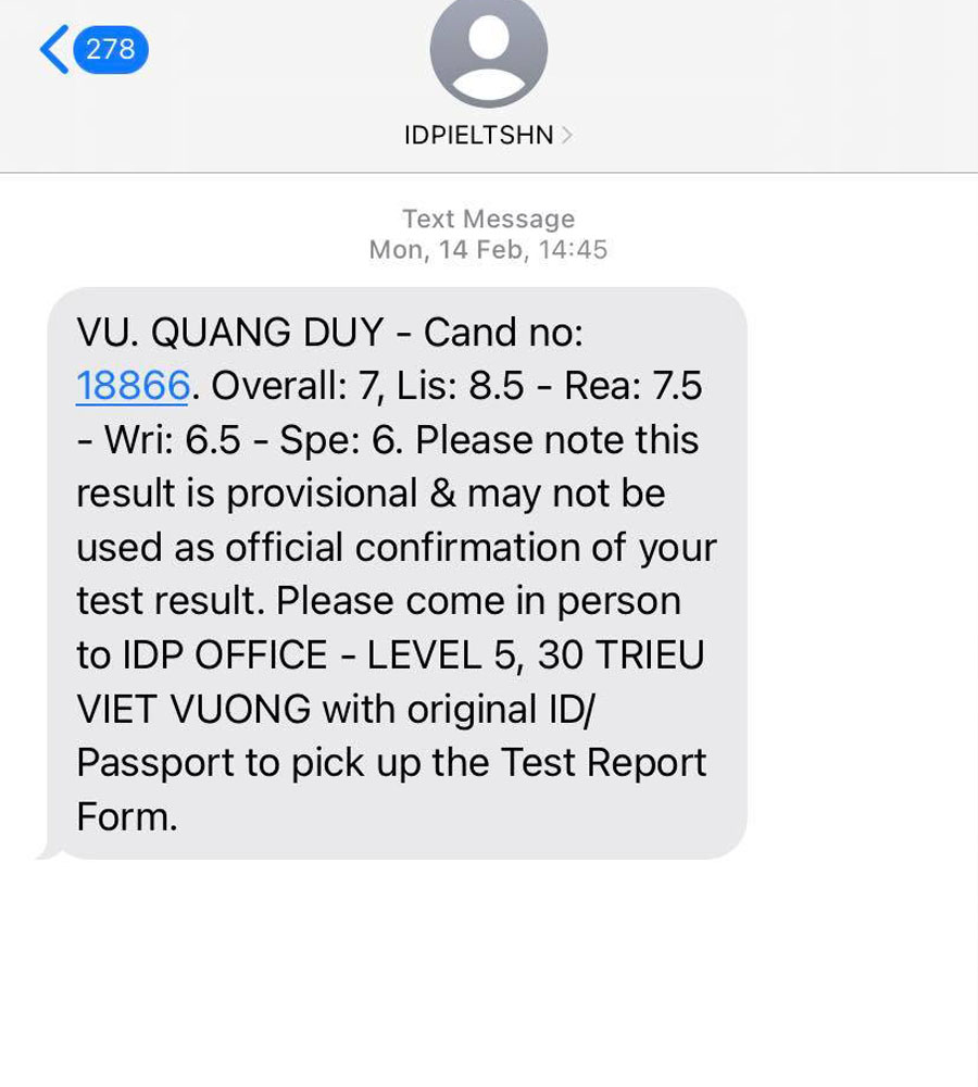 sinh vi&ecirc;n neu - bạn quang duy 7.0 IELTS - 2