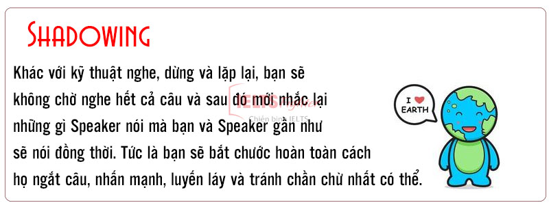 Shadowing l&agrave; g&igrave;