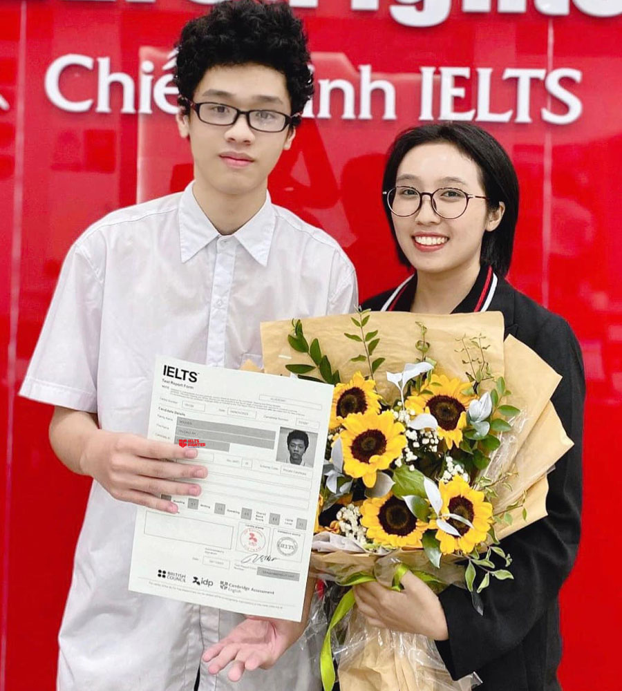 trường an 8.0 IELTS