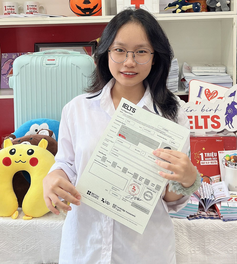  hạnh li&ecirc;n 7.0 ielts