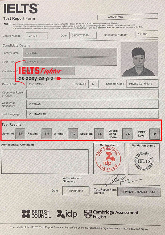 Thi IELTS c&oacute; kh&oacute; kh&ocirc;ng?