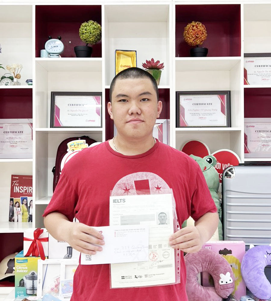 đức mạnh 7.5 IELTS