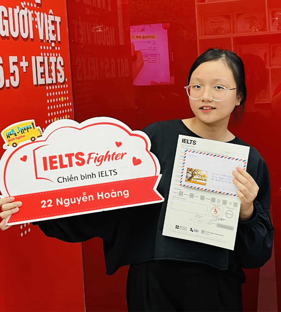 T&uacute; Anh 7.5 IELTS