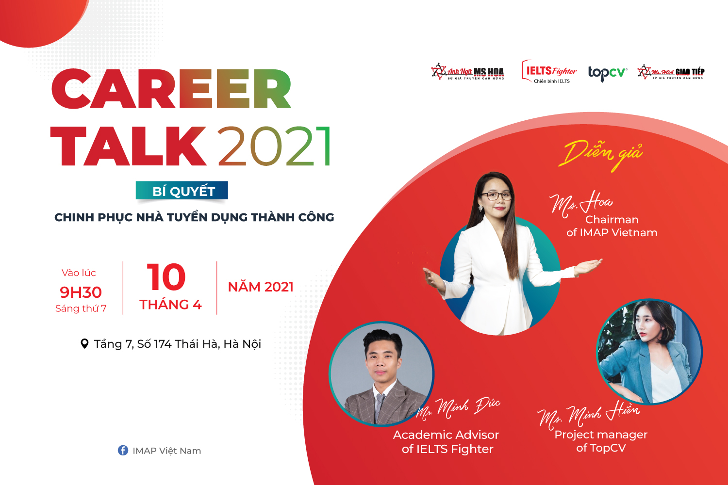 Tọa đ&agrave;m định hướng ph&aacute;t triển nghề nghiệp với tiếng Anh &ldquo;Career Talk 2021&rdquo;