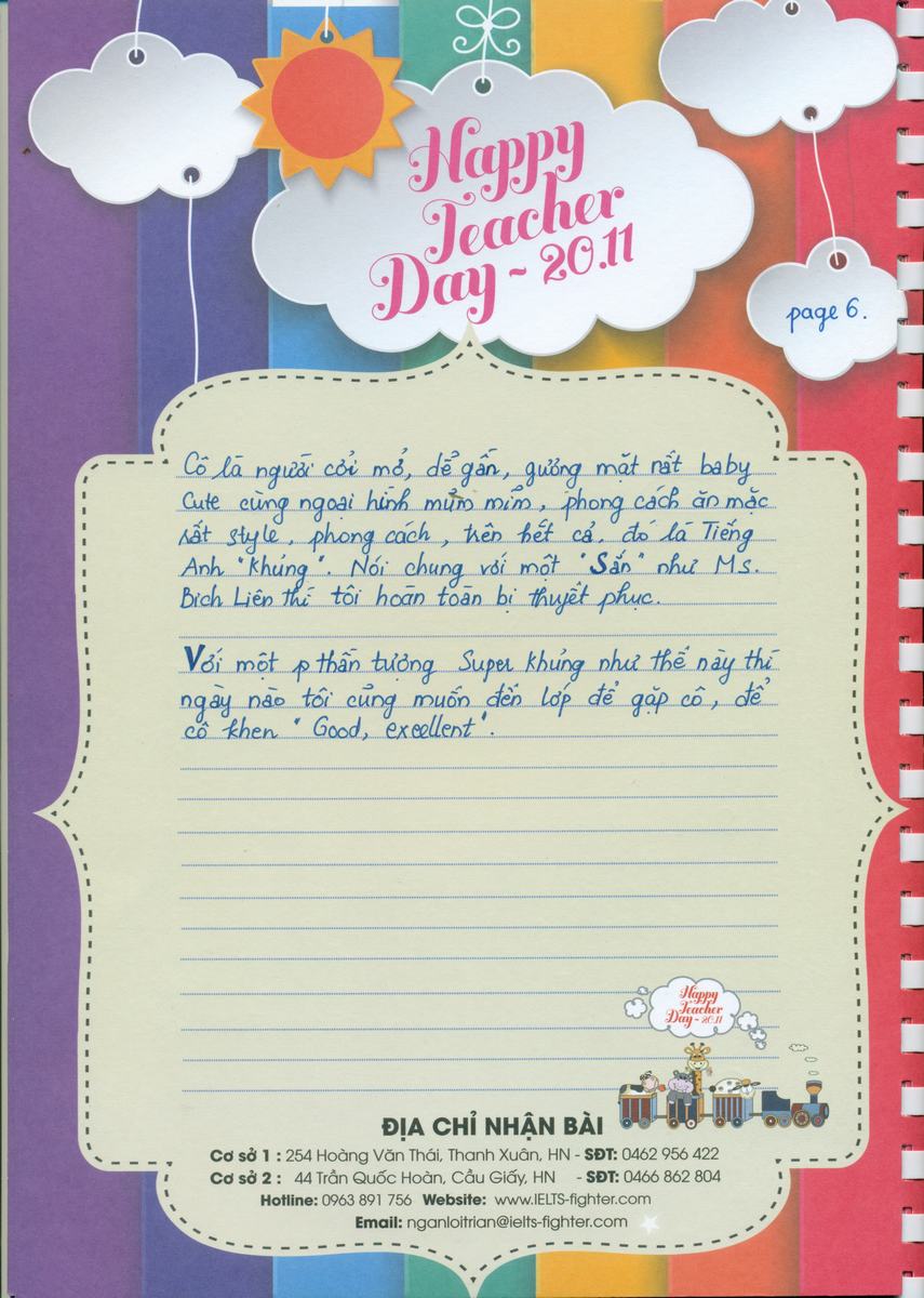 MS49 - Bài dự thi của bạn Chu Quang Trung - Học viên lớp F84 