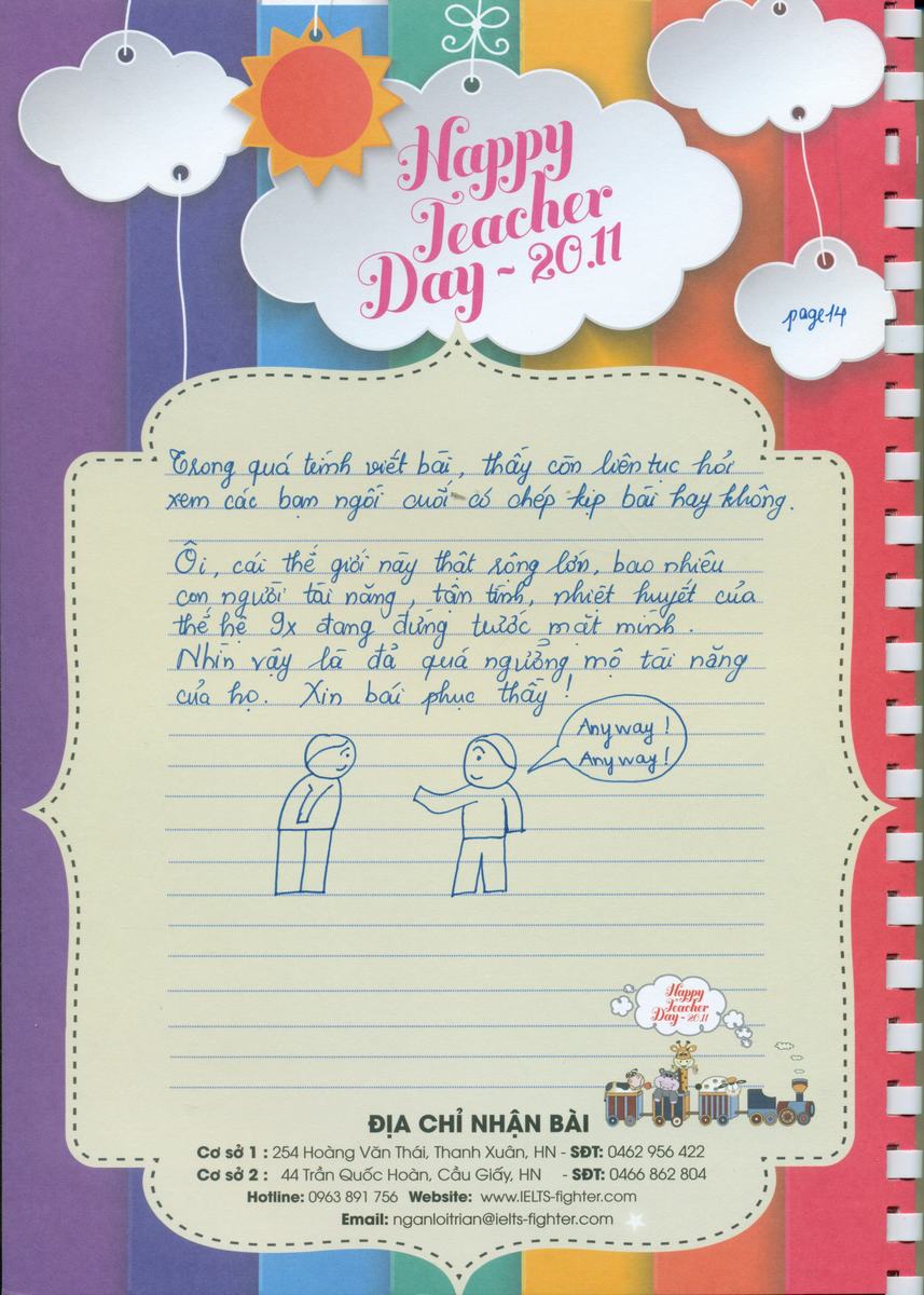 MS49 - Bài dự thi của bạn Chu Quang Trung - Học viên lớp F84 