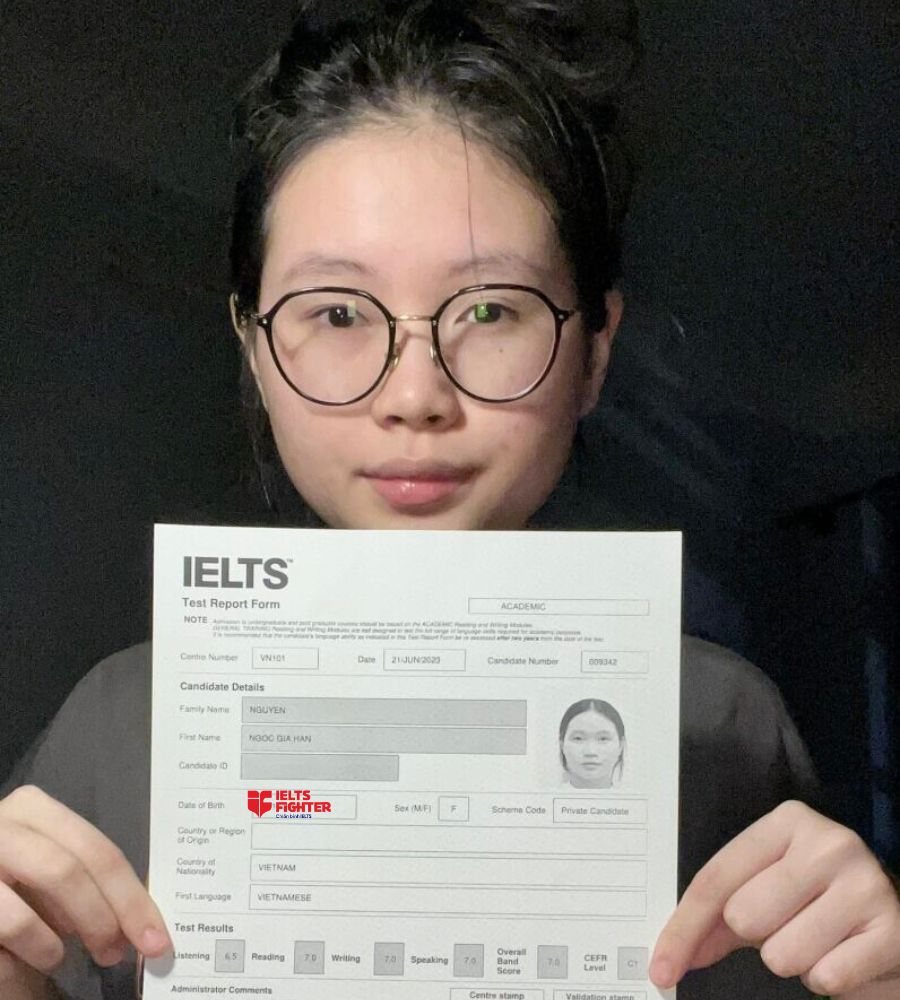 Học vi&ecirc;n cơ sở Phan Văn Trị xuất sắc đạt 7.0 IELTS