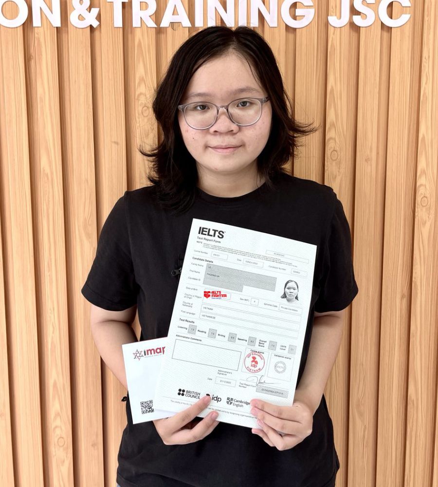 Phương H&agrave; v&agrave; th&agrave;nh t&iacute;ch 7.0 Overall