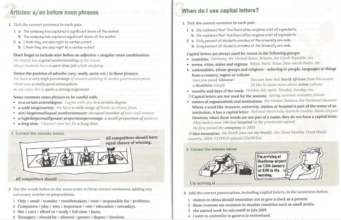 Common mistakes at IELTS advanced 2