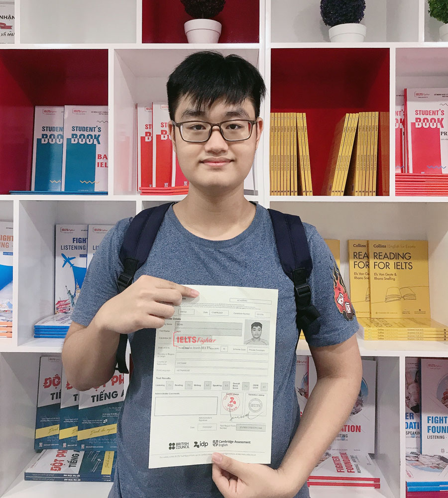 Đo&agrave;n huy 7.0 IELTS