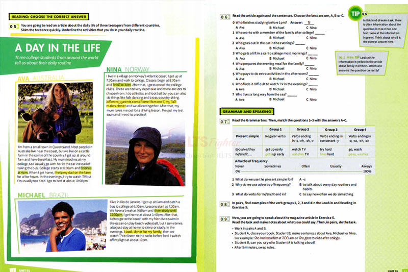 mindset for ielts foundation nội dung 3