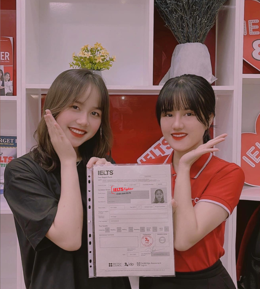 Học vi&ecirc;n dễ thương đạt điểm IELTS cực cao