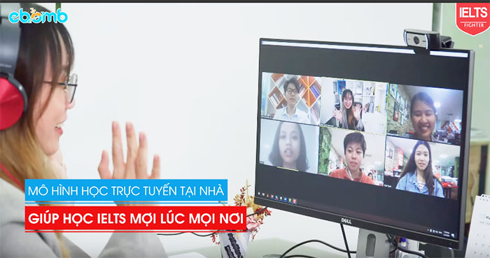 học IELTS trên Ebomb