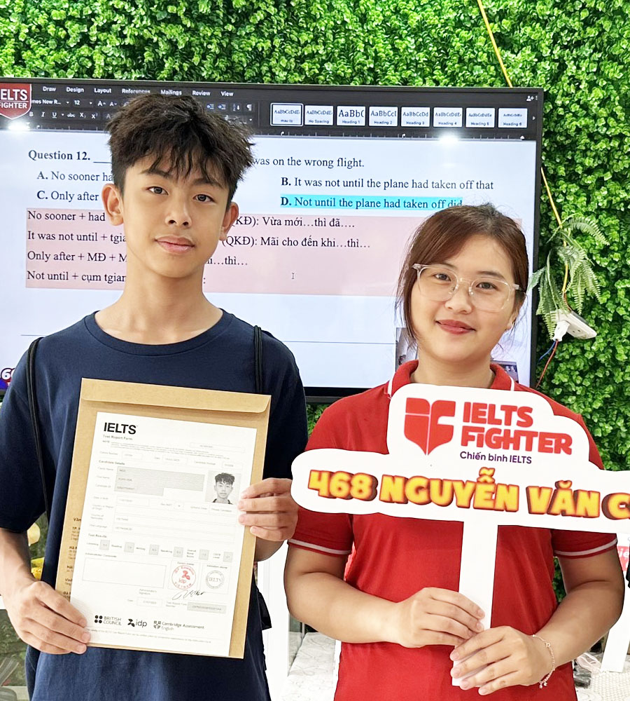 xu&acirc;n H&ograve;a 7.0 IELTS