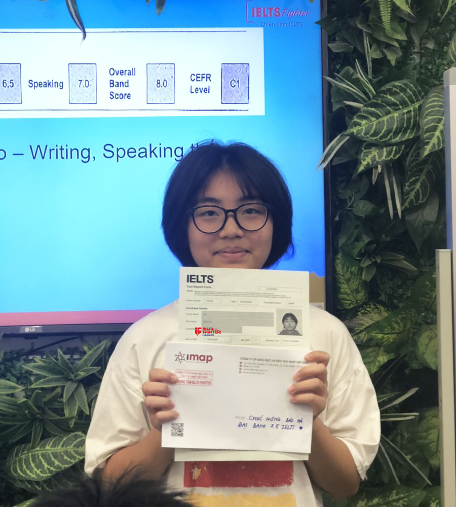 l&ecirc; bảo h&agrave; 7.5 IELTS - 1