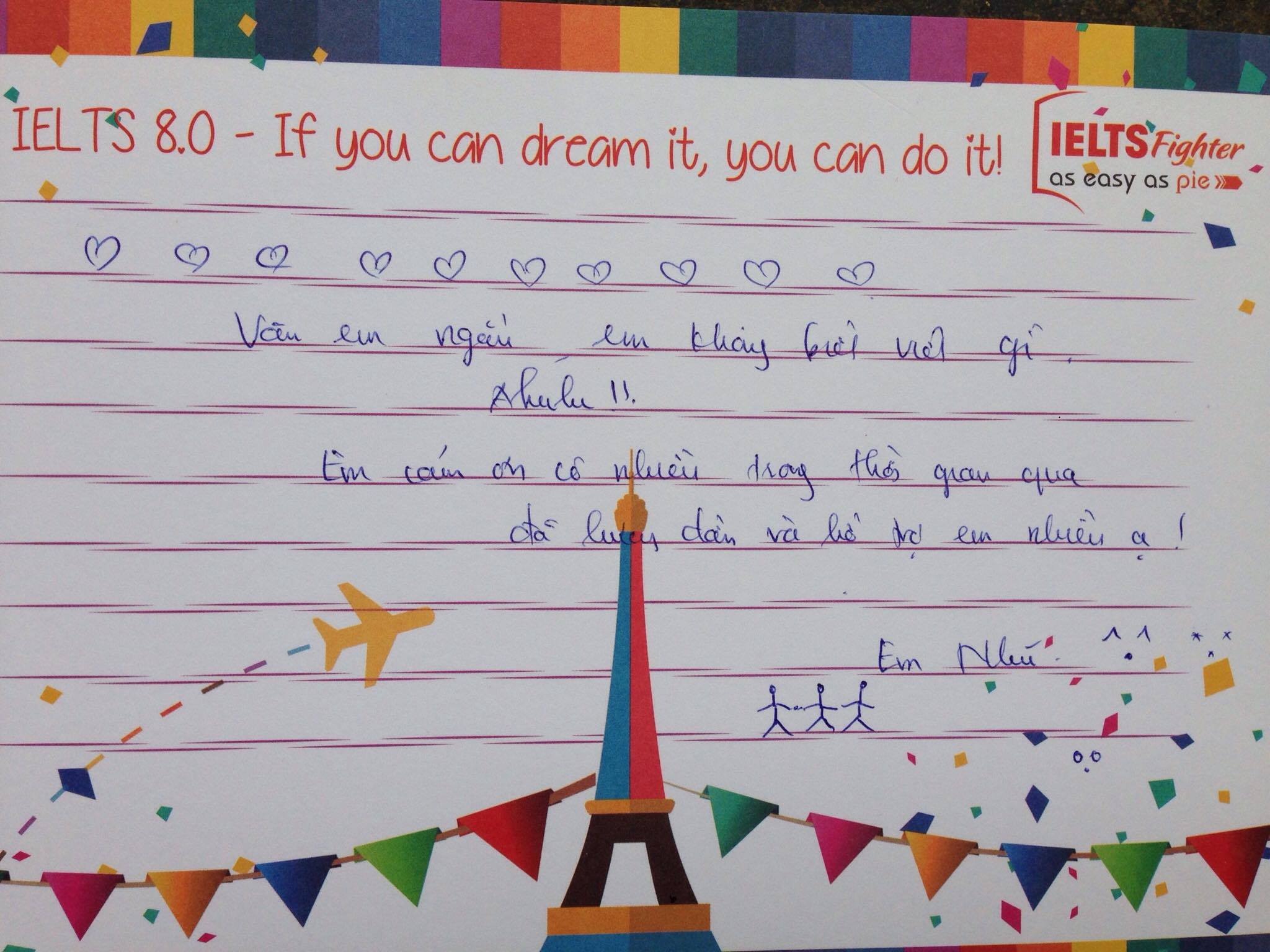 Cảm nhận học viên lớp Pre134 IELTS Fighter